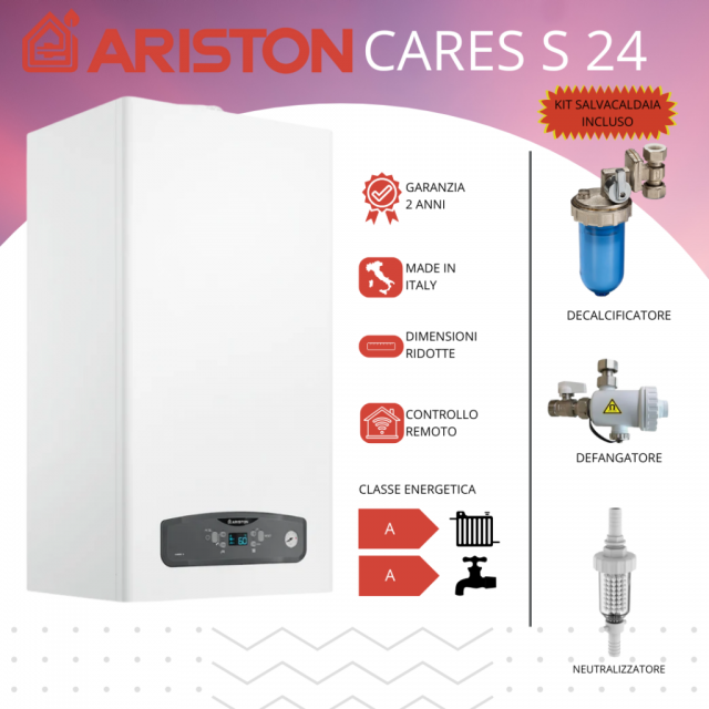 caldaia-a-condensazione-ariston-cares-s-24-kw-compresa-installazione