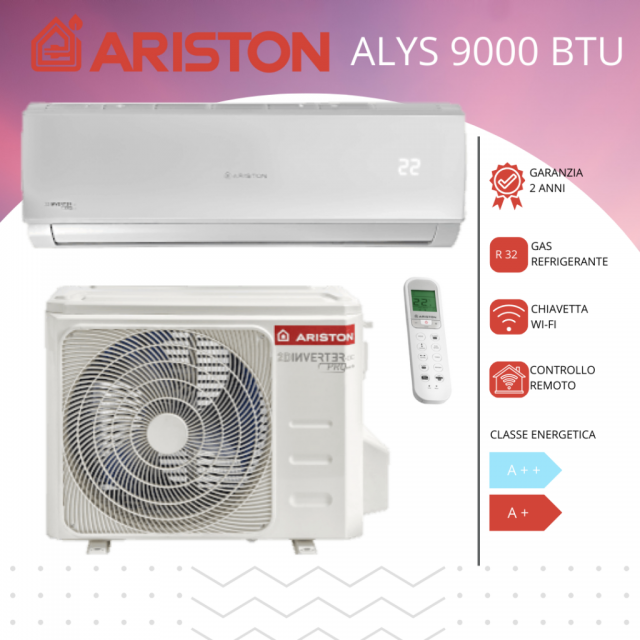 condizionatore-ariston-alys-mono-9000-btu-installazione-compresa